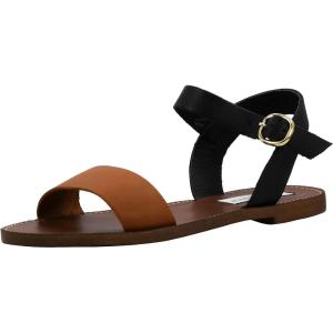 imageSteve Madden Womens Donddi SandalBlackTan Leather