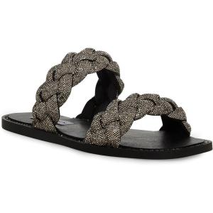imageSteve Madden Womens Newbie Flat SandalBlack