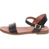 imageSteve Madden Womens Dina Flat SandalBlack Leather