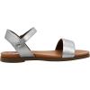 imageSteve Madden Womens Dina Flat SandalSilver Leather