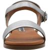 imageSteve Madden Womens Dina Flat SandalSilver Leather