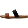 imageSteve Madden Womens Dual Flat SandalBlackTan