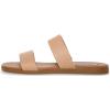 imageSteve Madden Womens Dual Flat SandalNude