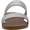 imageSteve Madden Womens Dual Flat SandalSilver