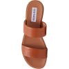 imageSteve Madden Womens Dual Flat SandalTan Leather