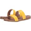 imageSteve Madden Womens Dual Flat SandalYellow Leather