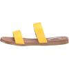 imageSteve Madden Womens Dual Flat SandalYellow Leather