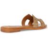 imageSteve Madden Womens Hadyn Slide SandalBronze Rhinestone