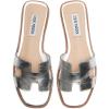 imageSteve Madden Womens Hadyn Slide SandalSilver Leather