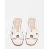imageSteve Madden Womens Hadyn Slide SandalWhite Leather