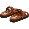 imageSteve Madden Womens Mayven Slide SandalCamel Leather