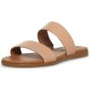 imageSteve Madden Womens Dual Flat SandalNude
