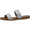 imageSteve Madden Womens Dual Flat SandalSilver