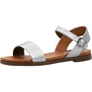 imageSteve Madden Womens Dina Flat SandalSilver Leather