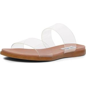 imageSteve Madden Womens Dual Flat SandalClear