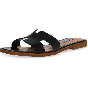 imageSteve Madden Womens Hadyn Slide SandalBlack Leather