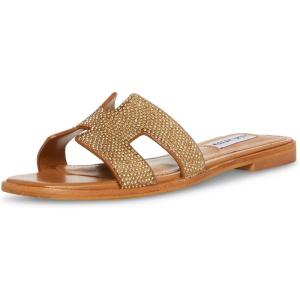 imageSteve Madden Womens Hadyn Slide SandalBronze Rhinestone