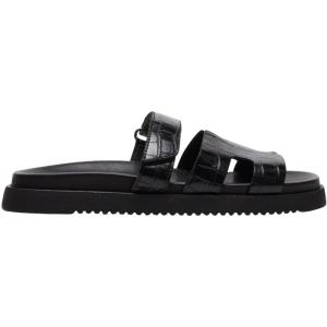 imageSteve Madden Womens Mayven Slide SandalBlack Crocodile