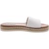 imageSteve Madden Womens Enough SandalWhite Leather