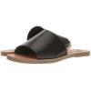 imageSteve Madden Womens Gracel Flat Sandal SlideBlack Leather