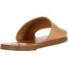 imageSteve Madden Womens Gracel Flat Sandal SlideCognac Leather