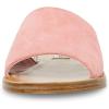 imageSteve Madden Womens Gracel Flat Sandal SlideLight Pink Suede