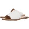 imageSteve Madden Womens Gracel Flat Sandal SlideWhite Leather