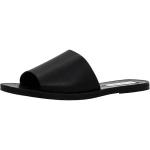 imageSteve Madden Womens Gracel Flat Sandal SlideBlackBlack