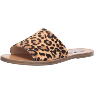 imageSteve Madden Womens Gracel Flat Sandal SlideLeopard