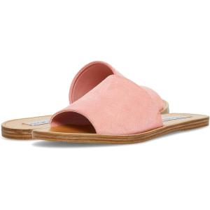 imageSteve Madden Womens Gracel Flat Sandal SlideLight Pink Suede