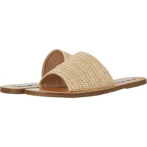 imageSteve Madden Womens Gracel Flat Sandal SlideNatural Raffia