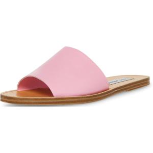 imageSteve Madden Womens Gracel Flat Sandal SlidePink Leather