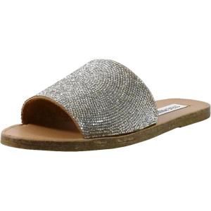 imageSteve Madden Womens Gracel Flat Sandal SlideRhinestone