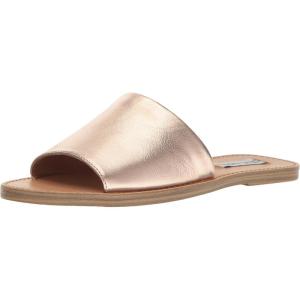 imageSteve Madden Womens Gracel Flat Sandal SlideRose Gold