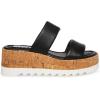 imageSteve Madden Womens Defuse Espadrille Wedge SandalBlack Leather