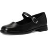 imageSteve Madden Womens Delancy Mary Jane FlatBlack Leather