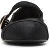 imageSteve Madden Womens Dory Ballet FlatBlack Satin