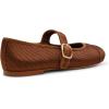 imageSteve Madden Womens Dory Ballet FlatBrown Satin