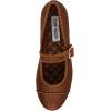 imageSteve Madden Womens Dory Ballet FlatBrown Satin