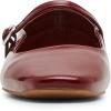 imageSteve Madden Womens Maple Ballet FlatWine Patent