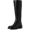 imageSteve Madden Womens Riggs Knee High BootBlack Leather