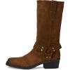 imageSteve Madden Womens Ruskin Motorcycle BootChestnut Suede