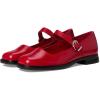 imageSteve Madden Womens Delancy Mary Jane FlatRed Leather