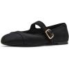 imageSteve Madden Womens Dory Ballet FlatBlack Satin