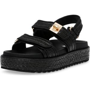 imageSteve Madden Womens Bigmona SandalBlack Raffia