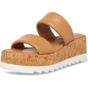 imageSteve Madden Womens Defuse Espadrille Wedge SandalTan Leather