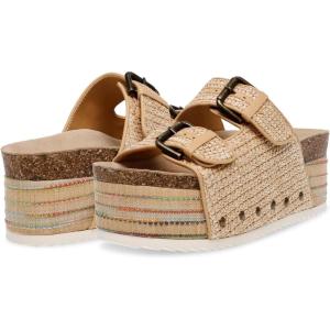 imageSteve Madden Womens Kali Slide SandalNatural Raffia