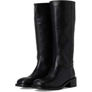 imageSteve Madden Womens Riggs Knee High BootBlack Leather