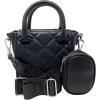 imageSteve Madden Bbabi Quilted Top Handle CrossbodyBlack