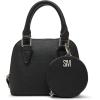 imageSteve Madden Warren Satchel Gift Set Black Clear